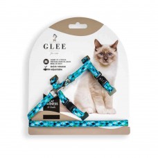 Glee Επιστήθιο H - Harness & Οδηγός για Γάτες Green Fish/Medium