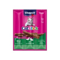 Vitakraft Cat Stick Classic - Duck & Rabbit Λιχουδιά για Γάτες (3x18gr)