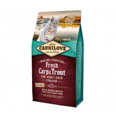 Carnilove Grain Free Cat Adult Fresh Carp & Trout 2Kg - Sterilised