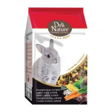Deli Nature Πλήρης Τροφή Κουνελιού 5* Menu Junior Dwarf Rabbit 2,5Kg