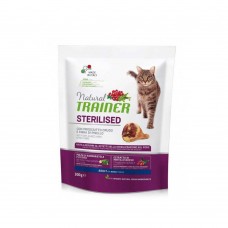 Natural Trainer Low Grain Cat Adult Sterilised  με Προσούτο 300gr